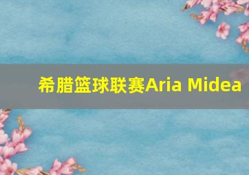 希腊篮球联赛Aria Midea